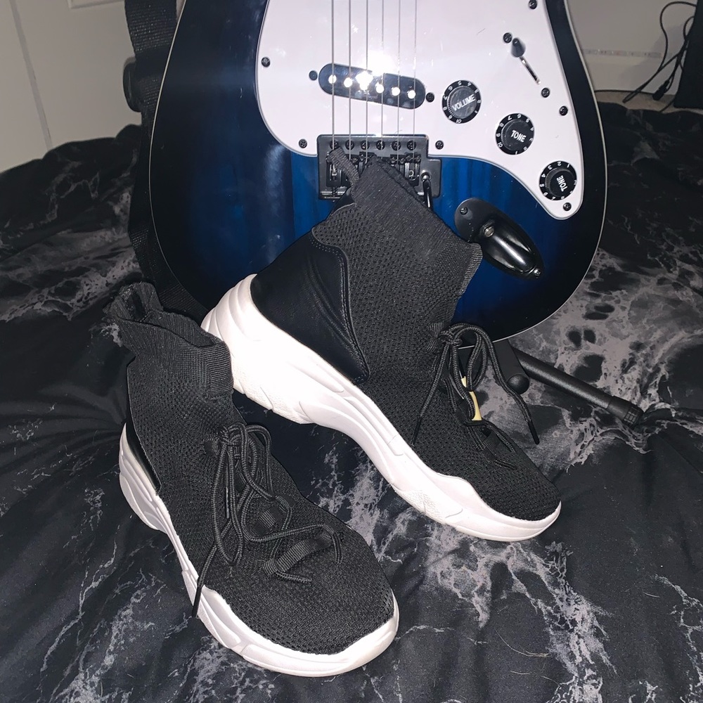 Forever 21 Platform Sock Sneakers